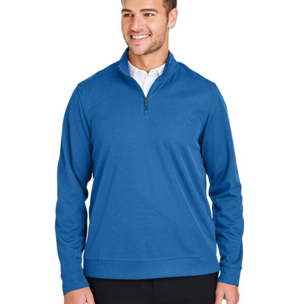 Men's Express Tech Performance Pique Quarter-Zip Pullover Thumbnail